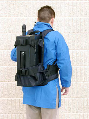 The Atrix VACPACK shown with an OMEGA series portable vacuum cleaner