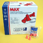 Howard Leight MAX Earplugs- click to see a larger image